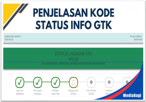 Kode Status Info GTK untuk TPG 2025 dan Artinya, Guru Wajib Tahu 1 Kode Status Info GTK