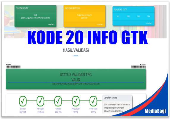 Kode 20 Info GTK, Guru Non ASN Perlu Tahu 1 Kode 20 Info GTK