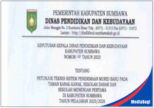 Juknis SPMB Kabupaten Sumbawa Tahun Ajaran 2025/2026 1 Juknis SPMB Kabupaten Sumbawa Tahun Ajaran 2025/2026