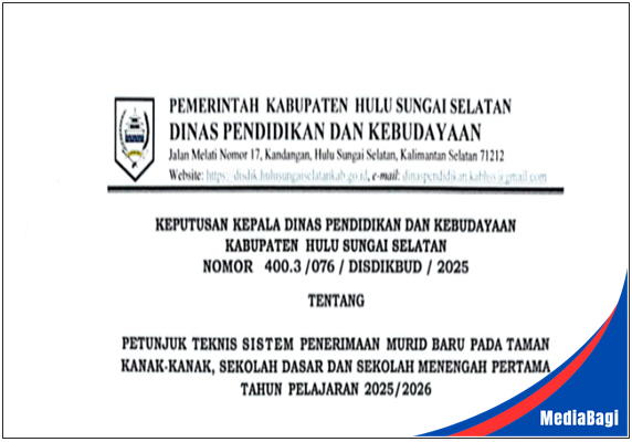 Juknis SPMB Kabupaten Hulu Sungai Selatan Tahun Ajaran 2025/2026 3 Juknis SPMB Kabupaten Hulu Sungai Selatan Tahun Ajaran 2025/2026