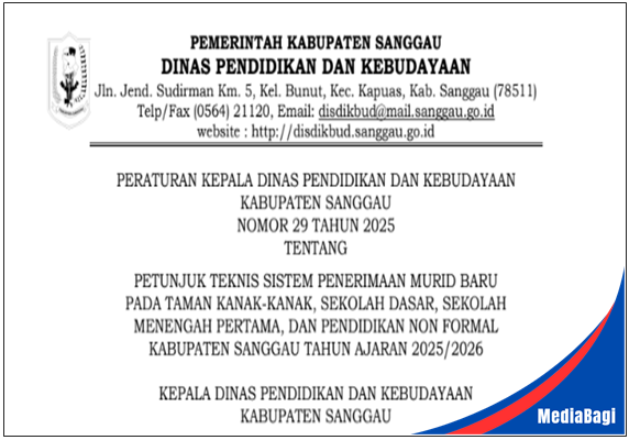 Juknis SPMB Kabupaten Sanggau Tahun Ajaran 2025/2026 3 Juknis SPMB Kabupaten Sanggau Tahun Ajaran 2025/2026