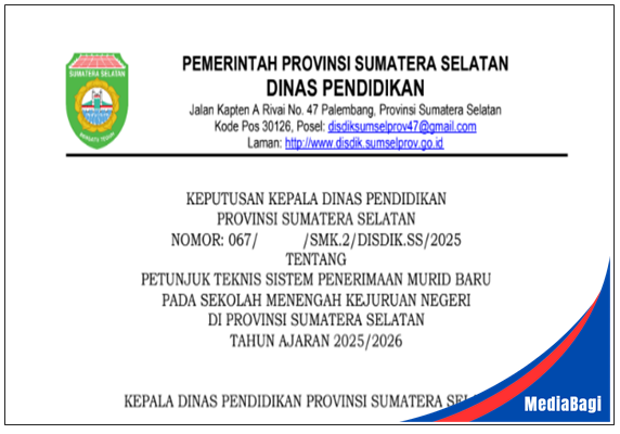 Juknis SPMB SMK Negeri di Provinsi Sumatera Selatan Tahun Ajaran 2025/2026 1 Juknis SPMB SMK Negeri di Provinsi Sumatera Selatan Tahun Ajaran 2025/2026