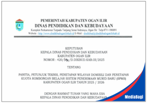 Juknis SPMB Kabupaten Ogan Ilir Tahun Ajaran 2025/2026 1 Juknis SPMB Kabupaten Ogan Ilir Tahun Ajaran 2025/2026