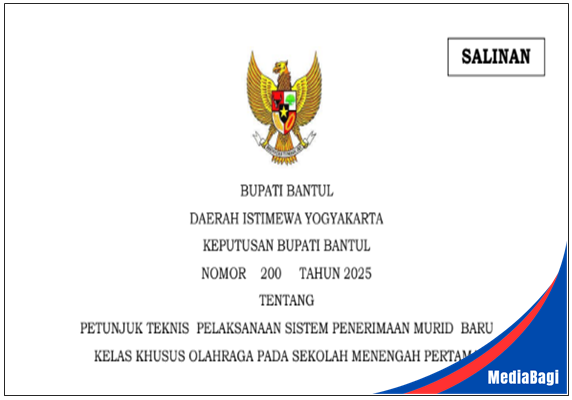 Juknis SPMB Kabupaten Bantul Tahun Ajaran 2025/2026 1 Juknis SPMB Kabupaten Bantul Tahun Ajaran 2025/2026