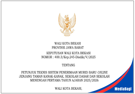 Juknis SPMB Kota Bekasi Tahun Ajaran 2025/2026 1 Juknis SPMB Kota Bekasi Tahun Ajaran 2025/2026