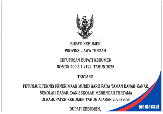 Juknis SPMB Kabupaten Kebumen Tahun Ajaran 2025/2026 1 Juknis SPMB Kabupaten Kebumen Tahun Ajaran 2025/2026