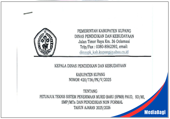 Juknis SPMB Kabupaten Kupang Tahun Ajaran 2025/2026 1 Juknis SPMB Kabupaten Kupang Tahun Ajaran 2025/2026
