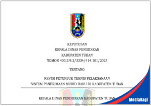 Juknis SPMB Kabupaten Tuban Tahun Ajaran 2025/2026 1 Juknis SPMB Kabupaten Tuban Tahun Ajaran 2025/2026