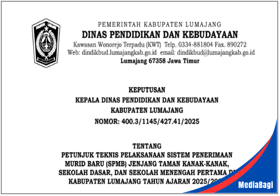 Juknis SPMB Kabupaten Lumajang Tahun Ajaran 2025/2026 1 Juknis SPMB Kabupaten Lumajang Tahun Ajaran 2025/2026