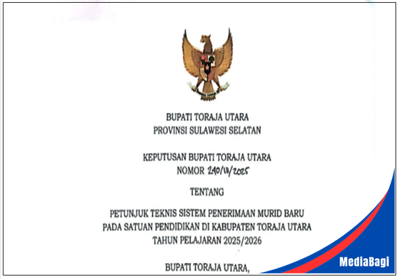 Juknis SPMB Kabupaten Toraja Utara Tahun Ajaran 2025/2026 1 Juknis SPMB Kabupaten Toraja Utara Tahun Ajaran 2025/2026