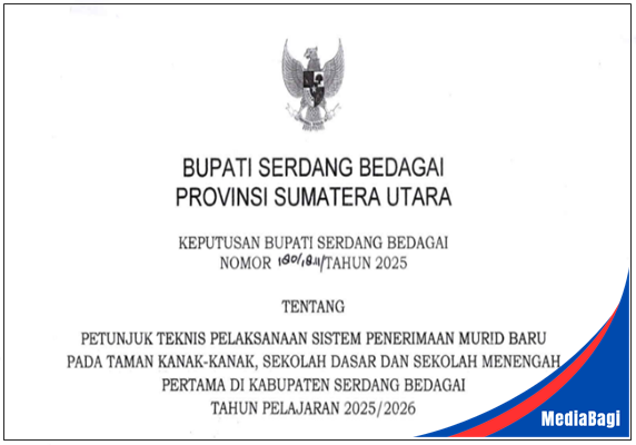 Juknis SPMB Kabupaten Serdang Bedagai Tahun Ajaran 2025/2026 1 Juknis SPMB Kabupaten Serdang Bedagai Tahun Ajaran 2025/2026