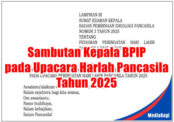 Sambutan Kepala BPIP pada Upacara Hari Lahir Pancasila 2025 1 Sambutan Kepala BPIP pada Upacara Hari Lahir Pancasila 2025