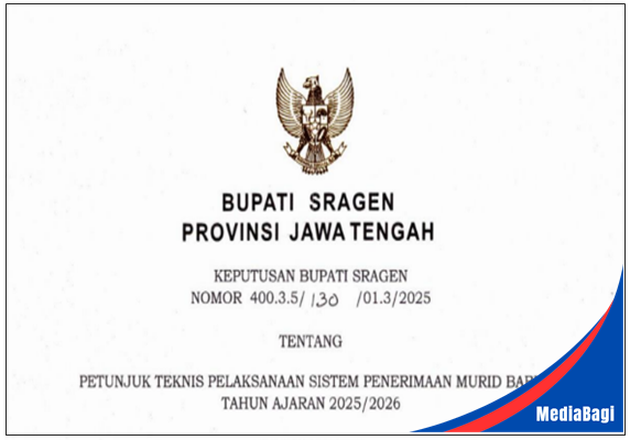 Juknis SPMB Kabupaten Sragen Tahun Ajaran 2025/2026 1 Juknis SPMB Kabupaten Sragen Tahun Ajaran 2025/2026