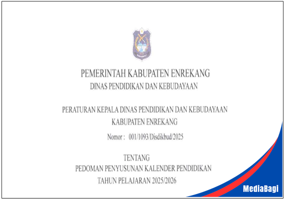 Kalender Pendidikan Kabupaten Enrekang TA 2025/2026 1 Kalender Pendidikan Kabupaten Enrekang TA 2025/2026