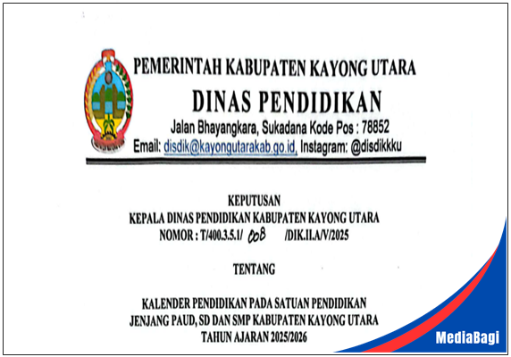 Kalender Pendidikan Kabupaten Kayong Utara TA 2025/2026 1 Kalender Pendidikan Kabupaten Kayong Utara TA 2025/2026