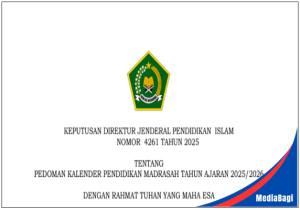 Pedoman Kalender Pendidikan Madrasah TA 2025/2026 1 Pedoman Kalender Pendidikan Madrasah Tahun Ajaran 2025/2026