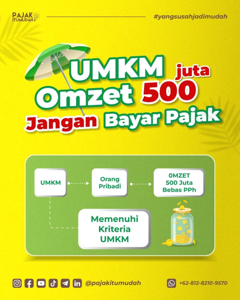 Kenapa Umkm Omzet 500 Juta Wajib Pakai Pp 23 Panduan Lengkap Dan Simulasi
